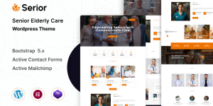 Serior - Senior Elderly Care WordPress Theme