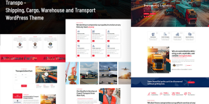 Transpo - Shipping, Cargo, Warehouse and Transport WordPress Theme
