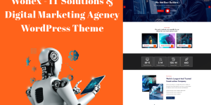 Wonex - IT Solutions & Digital Marketing Agency WordPress Theme