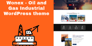 Wonex - Oil and Gas Industrial WordPress Theme