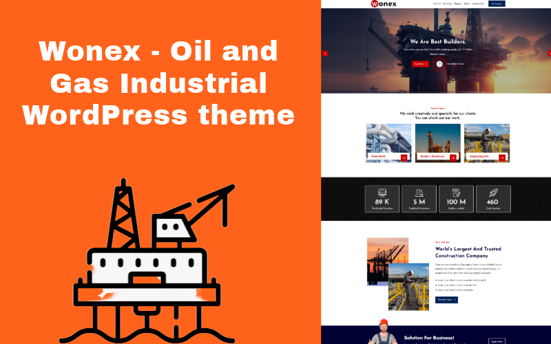 Wonex - Oil and Gas Industrial WordPress Theme Wonex - Oil and Gas Industrial WordPress Theme