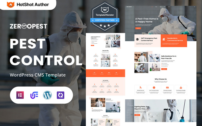 ZerooPest - Residential And Commercial Pest Control WordPress Elementor Theme ZerooPest - Residential And Commercial Pest Control WordPress Elementor Theme