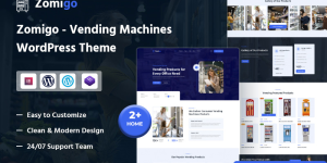 Zomigo – Vending Machines & Mobile Store WordPress Theme
