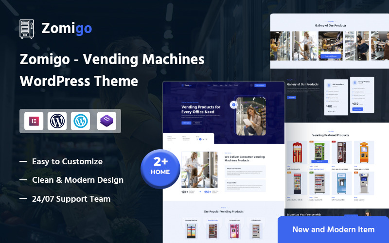 Zomigo – Vending Machines & Mobile Store WordPress Theme Zomigo – Vending Machines & Mobile Store WordPress Theme