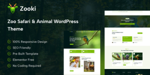 Zooki – A Premium Zoo Safari Animal, Anime and Manga WordPress Theme