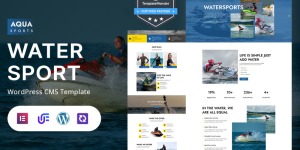 Aqua Sport - Water Sports And Adventure WordPress Elementor Theme