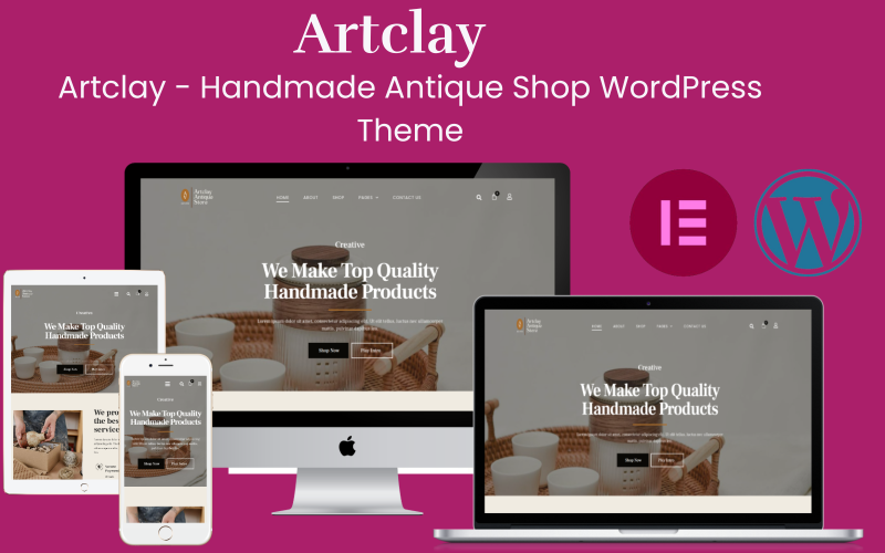 Artclay – Handmade Antique Shop WordPress Theme Artclay – Handmade Antique Shop WordPress Theme
