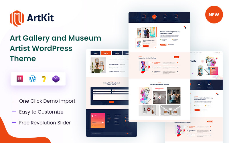 Artkit – Art Gallery and Museum Artist WordPress Theme Artkit – Art Gallery and Museum Artist WordPress Theme