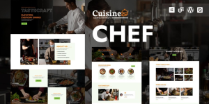 Cuisine - Personal Chef & Catering WordPress Elementor Theme