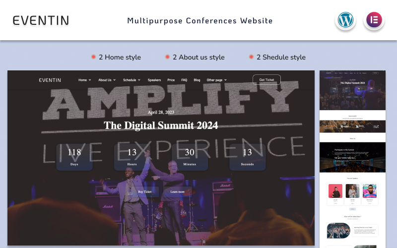 Eventin - Multipurpose Conferences Website Elementor Wordpress Theme Eventin - Multipurpose Conferences Website Elementor Wordpress Theme