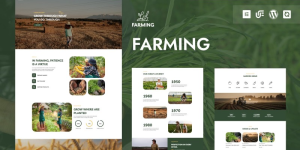 Farming - Modern Farming & Agriculture WordPress Elementor Theme