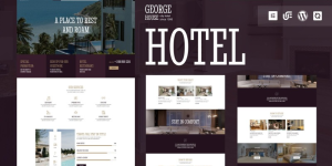 George House - Hotel & Resort Booking WordPress Elementor Theme