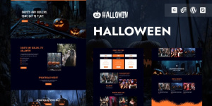 Hallowin - Halloween Party & Events WordPress Elementor Theme