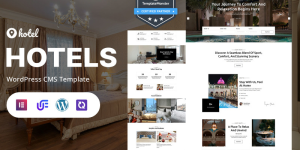 Hotel - Luxury Hotel And Resort WordPress Elementor Theme