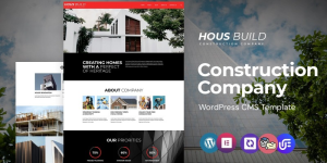 Hous build - Architecture And Construction Company Responsive WordPress Elementor Theme