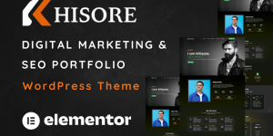 Khisore - Digital Marketing Portfolio WordPress Theme One Page