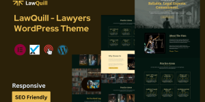 LawQuill - Lawyers WordPress Theme