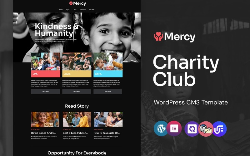 Mercy - Nonprofit Charity Trust And Donation WordPress Elementor Theme Mercy - Nonprofit Charity Trust And Donation WordPress Elementor Theme