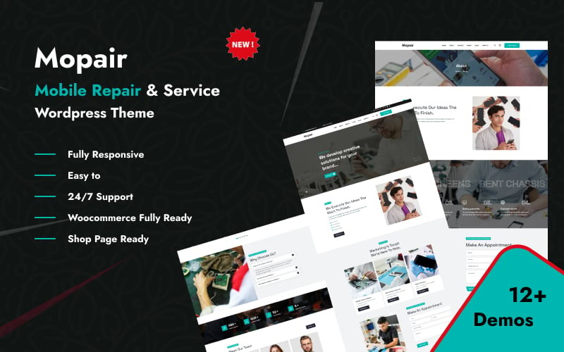Mopair - Mobile Phone Repair Services WordPress Theme Mopair - Mobile Phone Repair Services WordPress Theme