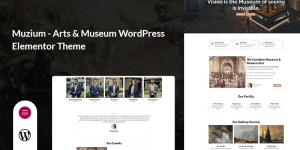 Muzium - Arts & Museum WordPress Elementor Theme