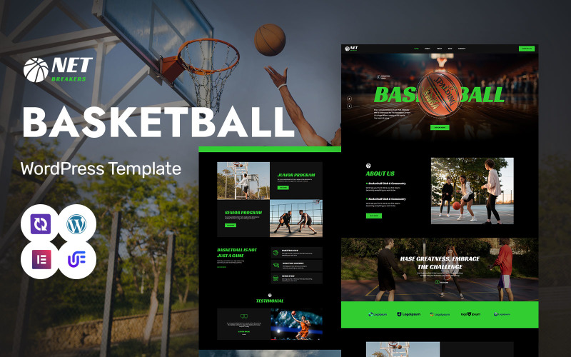 Net Breakers - Basketball Academy, Coaching And Training WordPress Elementor Theme Net Breakers - Basketball Academy, Coaching And Training WordPress Elementor Theme