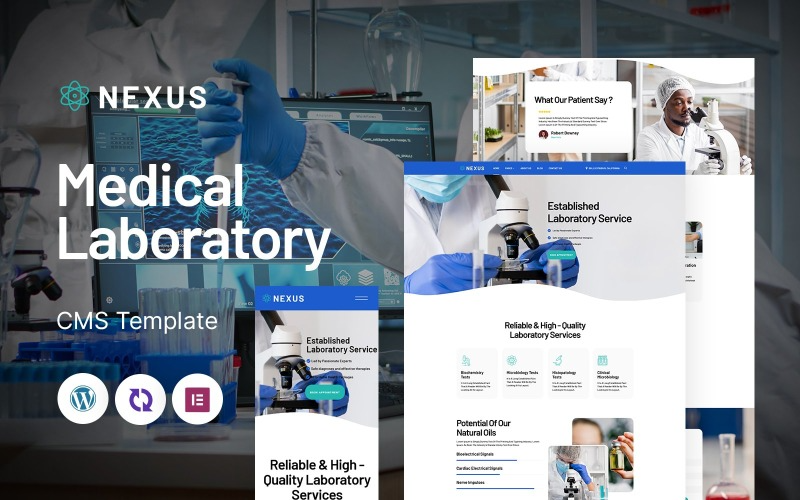 Nexus - Medical Laboratory Multipurpose Responsive WordPress Theme Nexus - Medical Laboratory Multipurpose Responsive WordPress Theme