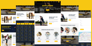 Skateboarding Lessons Woocommerce WordPress Theme