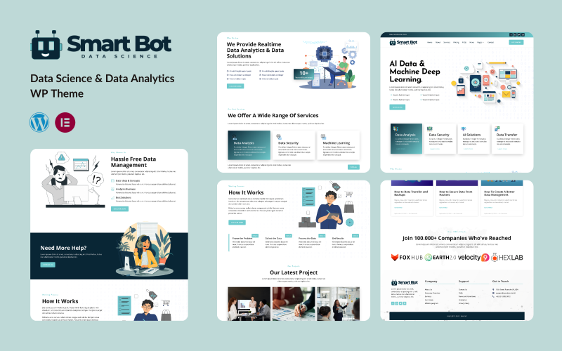 SmartBot -Multipurpose Data Visualization Services WordPress Theme SmartBot -Multipurpose Data Visualization Services WordPress Theme