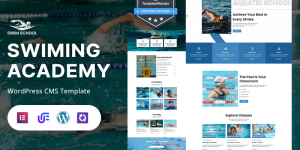 Swim School - Swimming School & Training WordPress Elementor Theme