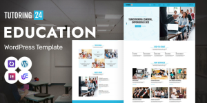 Tutoring 24 - Educational Platform And Learning Platform WordPress Elementor Theme
