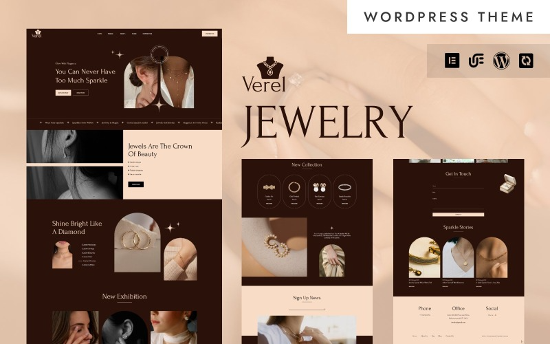 Verel - Elegant Jewelry Store WordPress Elementor Theme Verel - Elegant Jewelry Store WordPress Elementor Theme