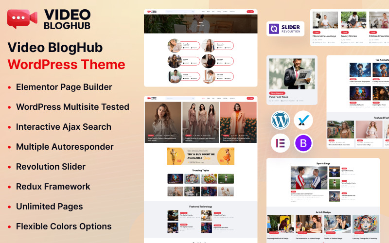 Video BlogHub WordPress Theme Video BlogHub WordPress Theme