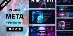 Virex - AI-Powered Business And Technology WordPress Elementor Theme