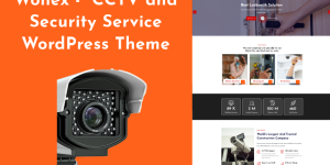 Wonex - CCTV and Security Service WordPress Theme
