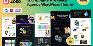 Zoso – SEO & Digital Marketing Agency WordPress Theme