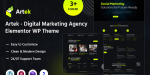 Artek – Digital Marketing Agency Elementor WordPress Theme