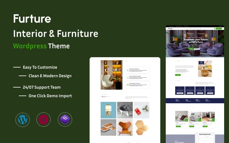 Furture - Interior And Furniture WordPress Theme Furture - Interior And Furniture WordPress Theme