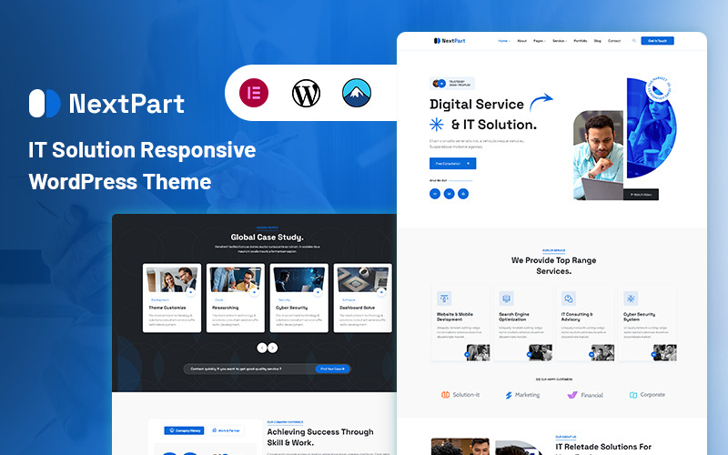 Nextpart - IT Solution WordPress Theme Nextpart - IT Solution WordPress Theme