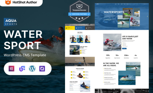 Aqua Sport - Water Sports And Adventure WordPress Elementor Theme