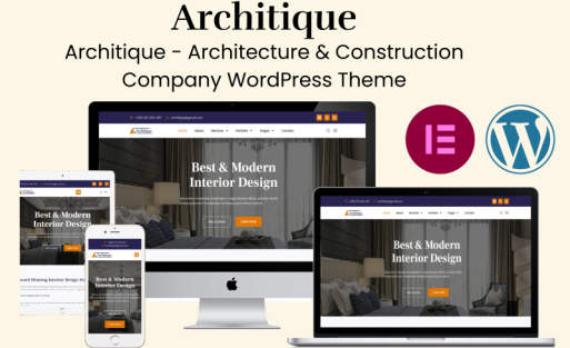Architique - Architecture & Construction Company WordPress Theme