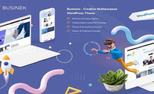 Businek – Creative Multipurpose Elementor WordPress Theme Original License Key Activation