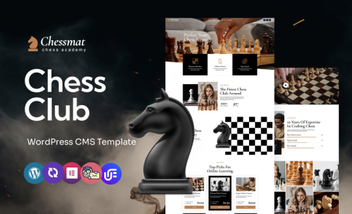 Chessmat - Chess Clubs And Academy Multipurpose WordPress Elementor Theme