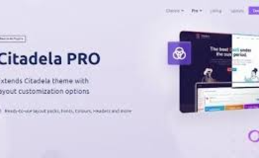 Citadela Pro With Licence– Extends Citadela theme with layout customization option