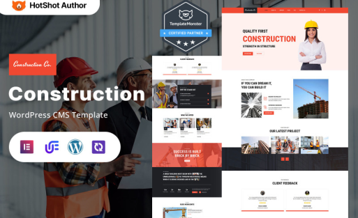 Construction Co. - Construction Projects WordPress Responsive Theme