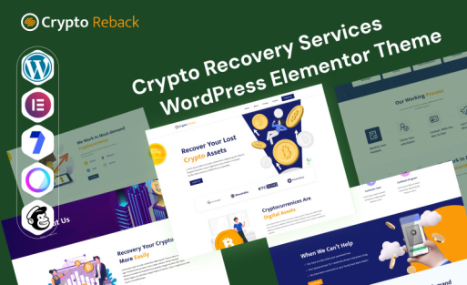 Crypto Reback - Crypto Recovery Services WordPress Elementor Theme