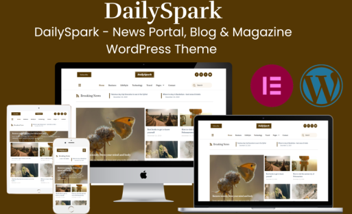 DailySpark - News Portal, Blog & Magazine WordPress Theme