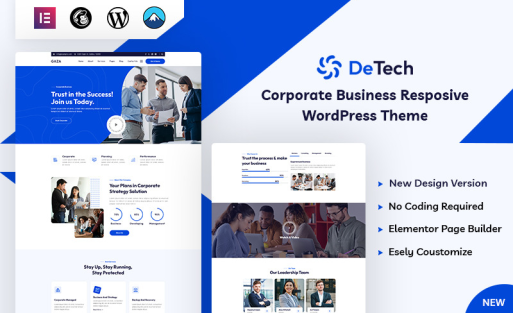 Detech - Corporate WordPress Theme