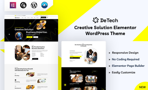 Detech - Creative Elementor WordPress Theme