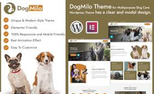 DogMilo WordPress Dog Care Theme WordPress Theme