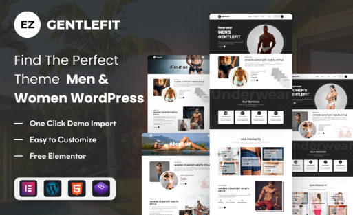 EZ Gentlefit – Perfect Template for Men’s and Women’s Stylish Apparel WordPress Theme